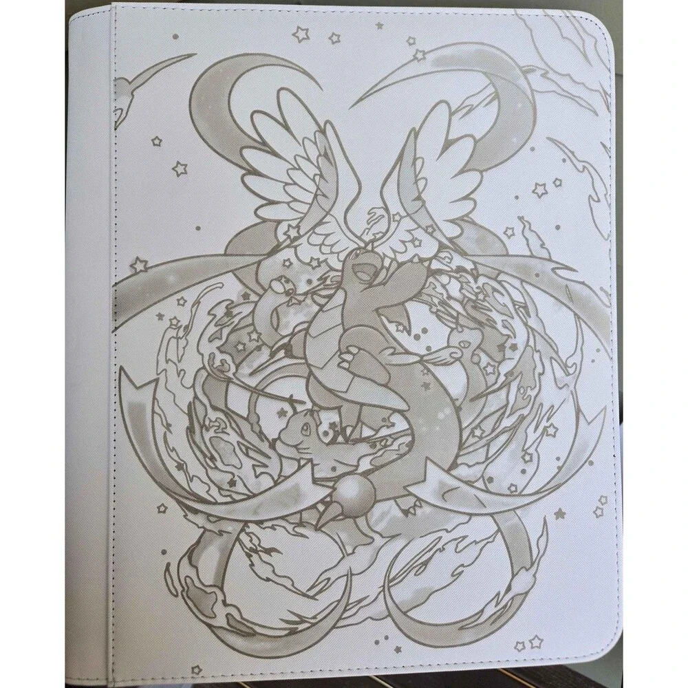 Pokemon Dragonite SIR Laser Engraved Top Loader Binder 360 Cards